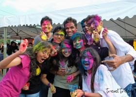 Holi Festival 2015 Manila | Coloring Namaste & Mabuhay